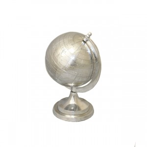 EC World Imports Global Appeal Aluminum Decorative Tabletop Globe ECWO1023